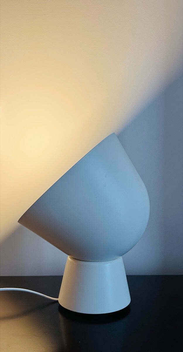 Vintage Swedish Ikea Directional Lacquered Metal Wall Or Table Lamp By Ola Wihlborg photo for sale