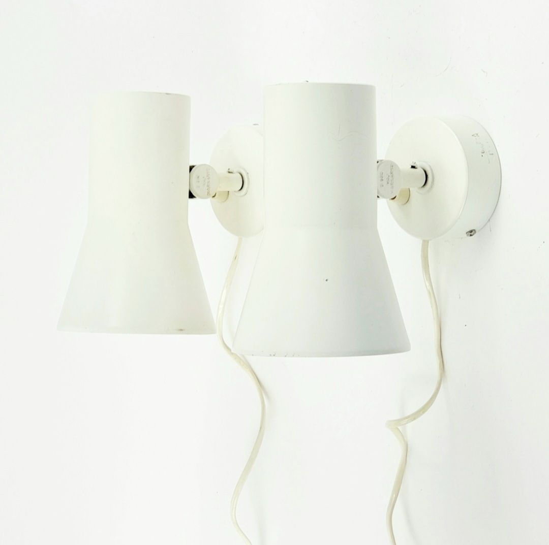Pair Of Mid Century Scandinavian Wall Lights Model V 239 By Hans Agne Jakobsson, Sweden, 1960s photo for sale