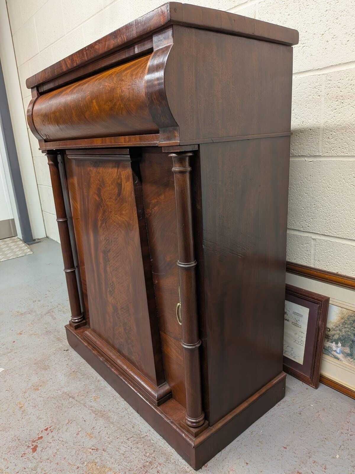 19th Century Mahogany Cellarette Sideboard photo vintage