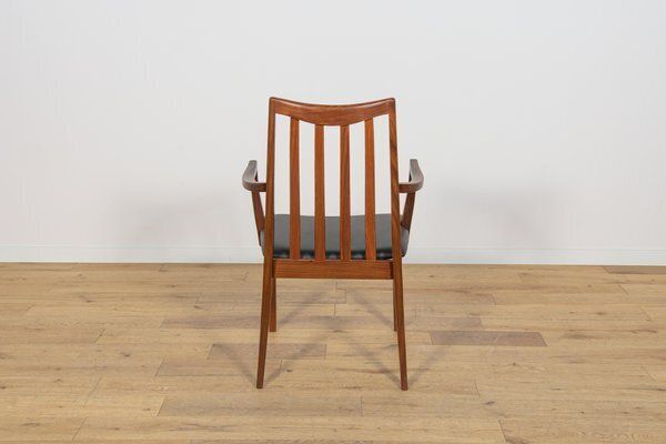 photo furniture Mid Century Teak And Leather Dining Chairs By Leslie Dandy For G Plan, 1960s, Set Of 8