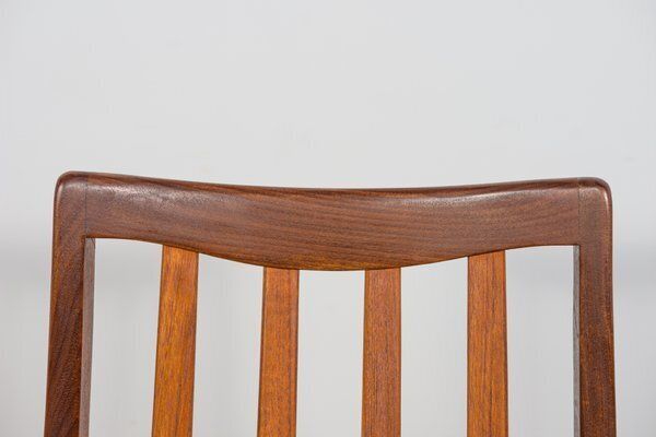 Furniture Mid Century Teak And Leather Dining Chairs By Leslie Dandy For G Plan, 1960s, Set Of 8 photo