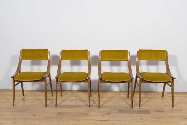 Ski Jumper Chairs From Zamojska, Poland, 1970s, Set Of 4 photo for sale