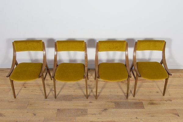 Ski Jumper Chairs From Zamojska, Poland, 1970s, Set Of 4 photo Furniture