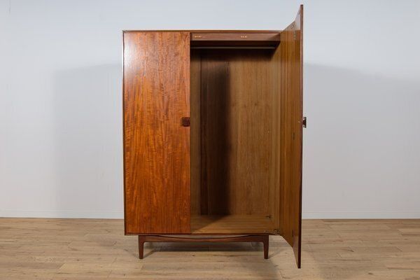 Furniture Mid Century Modern Wardrobe By Ib Kofod Larsen For G Plan, 1960s photo