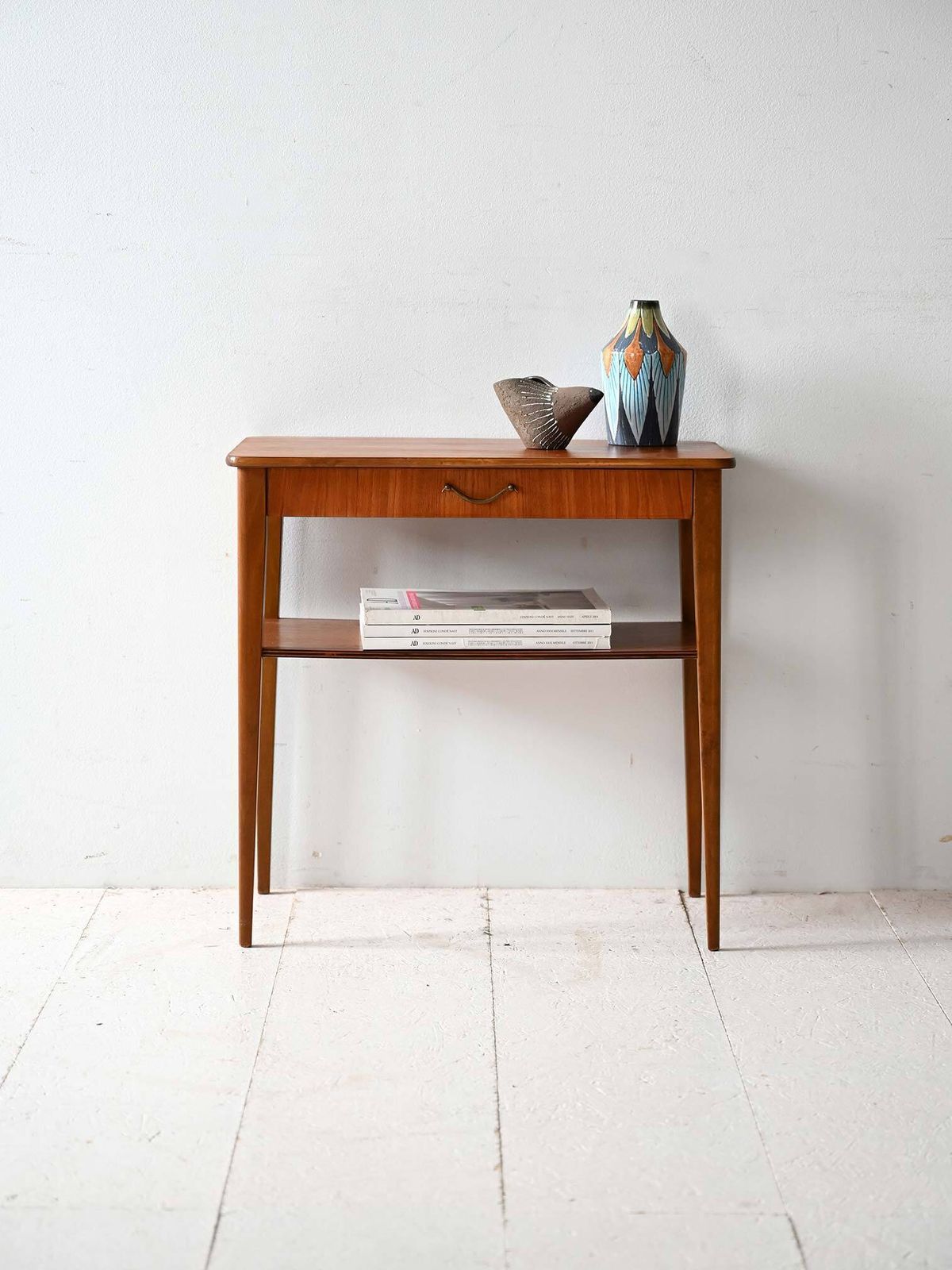 Vintage Scandinavian Teak Nightstand By Björkås Möbelfabrik