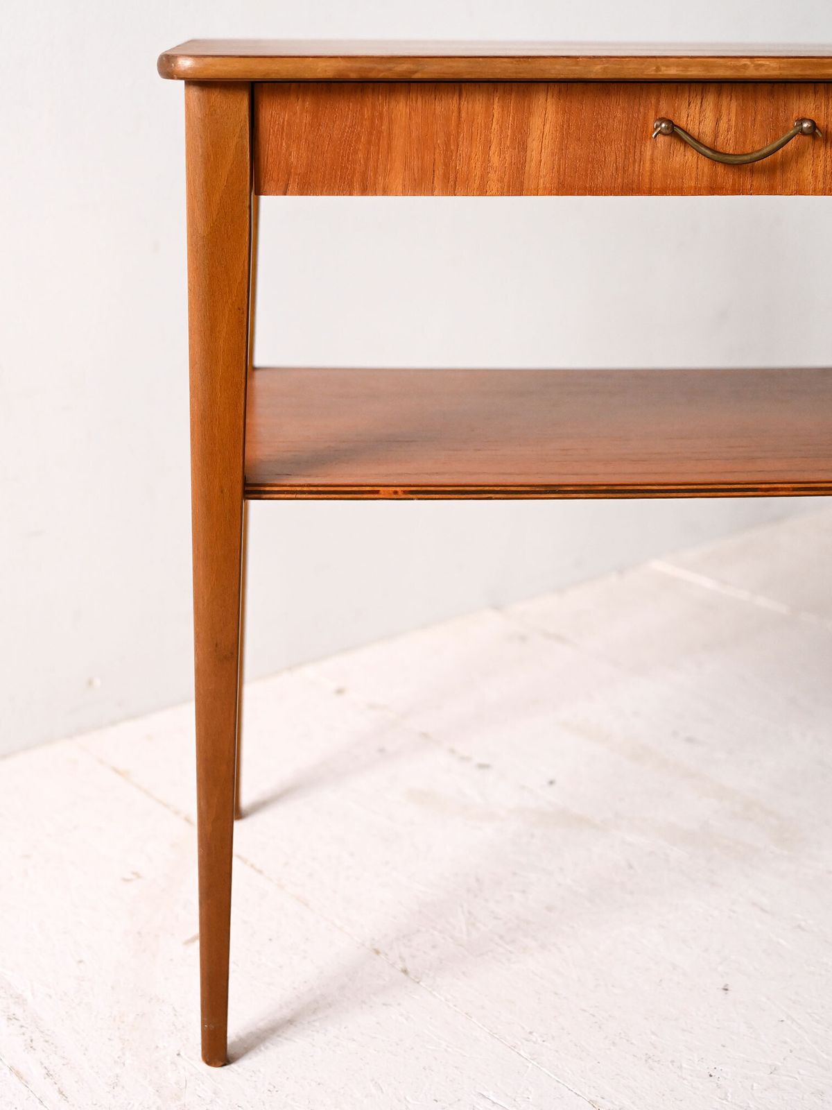 Vintage Scandinavian Teak Nightstand By Björkås Möbelfabrik photo vinterior