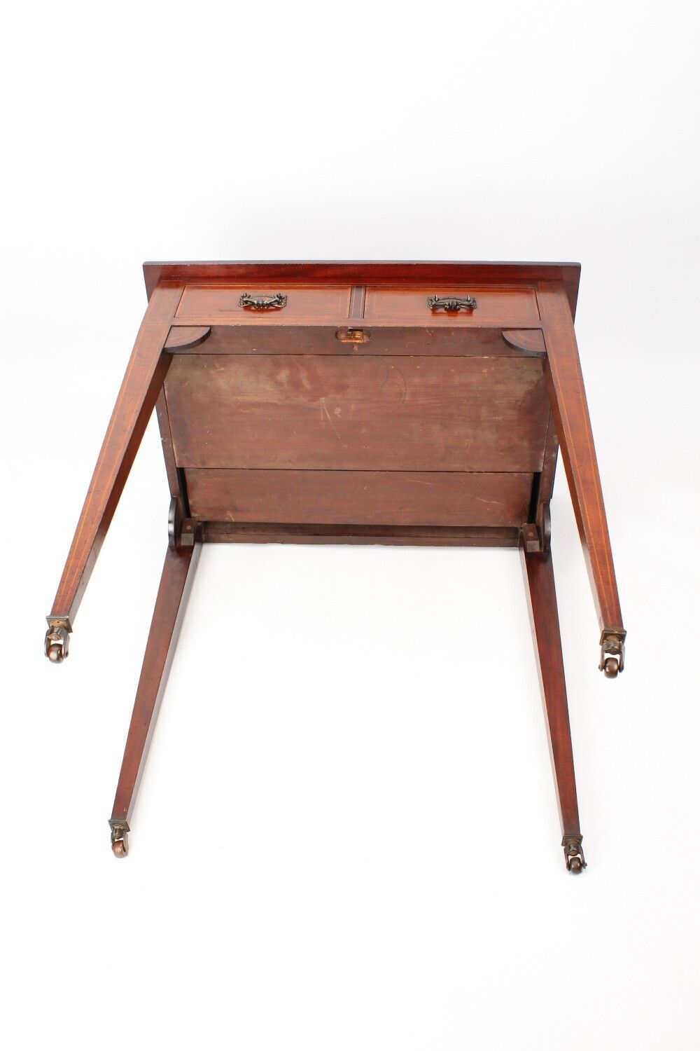 photo vinterior Edwardian Inlaid Mahogany Metamorphic Writing Desk