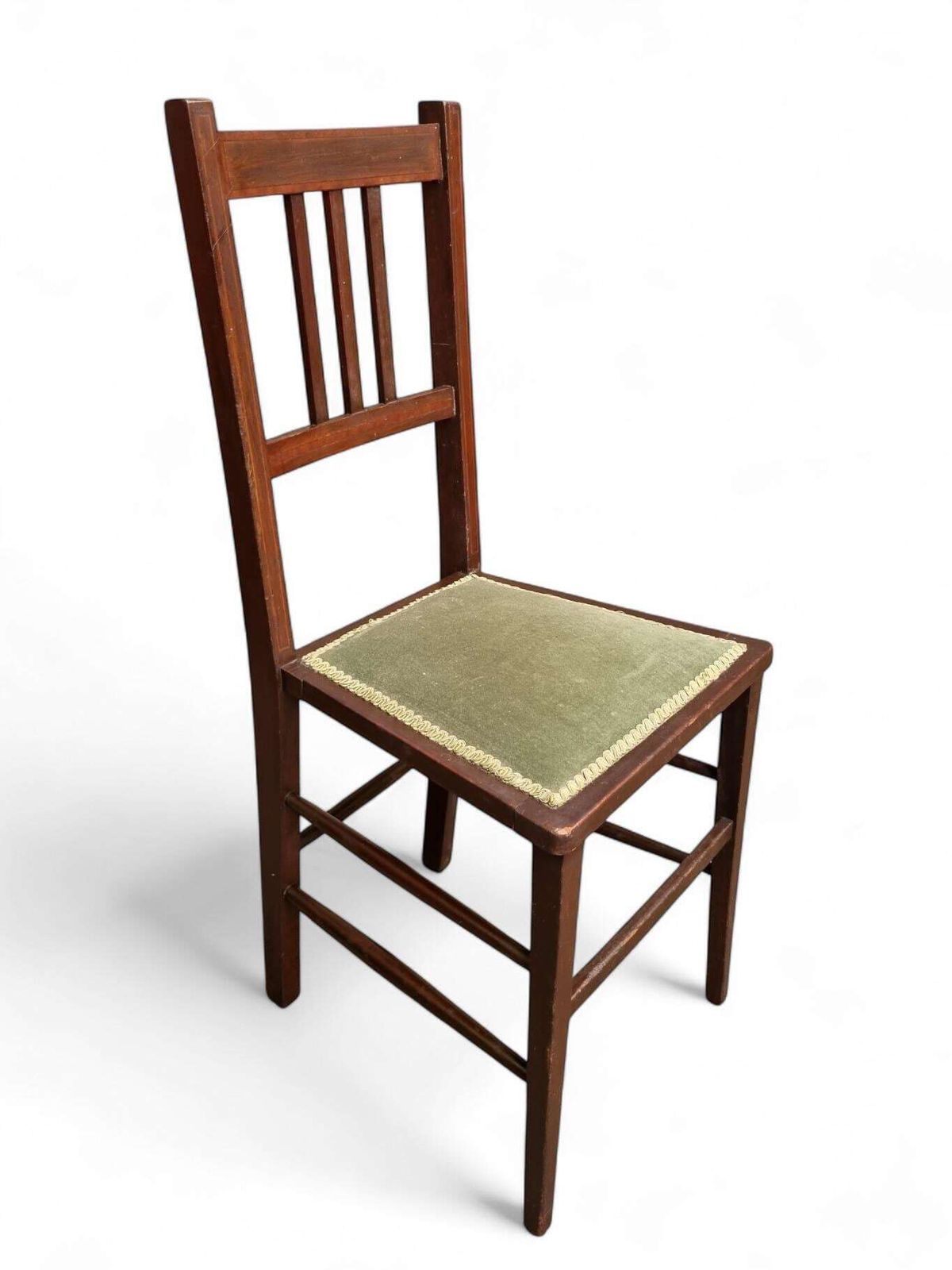 Antique Victorian Bedroom Chair / C1880 photo 120.0