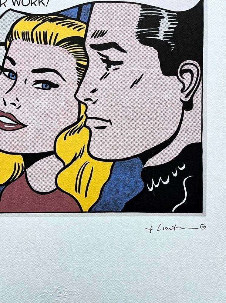Roy Lichtenstein, "Masterpiece", 1990s, Silk Screen photo Art