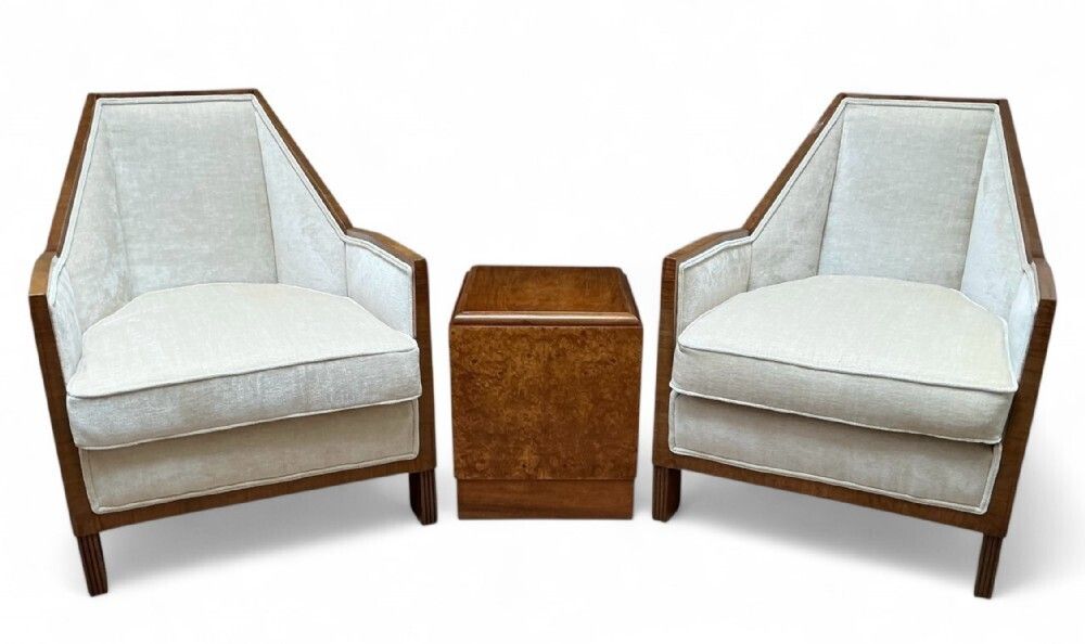 Furniture Art Deco Side Table photo
