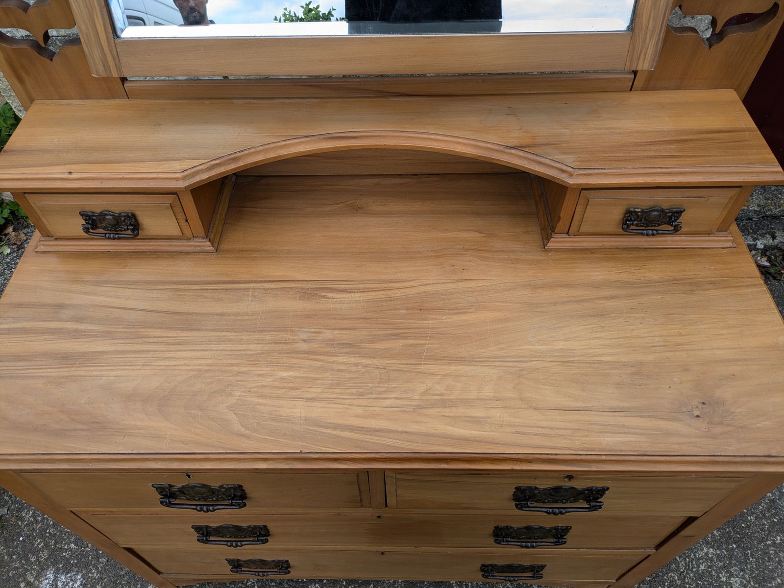 Large Antique Chest Of Drawers photo 425.0