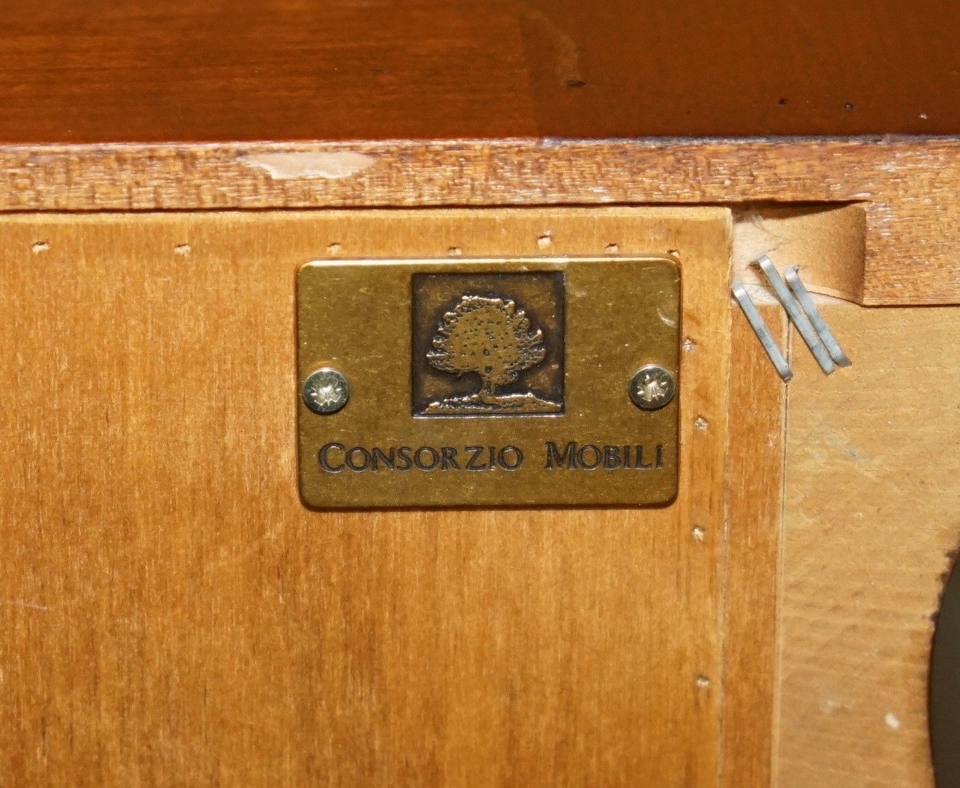 photo buy Extra Large Consorzio Mobili Tallboy Drawers In Cherry Wood, Huge Storage