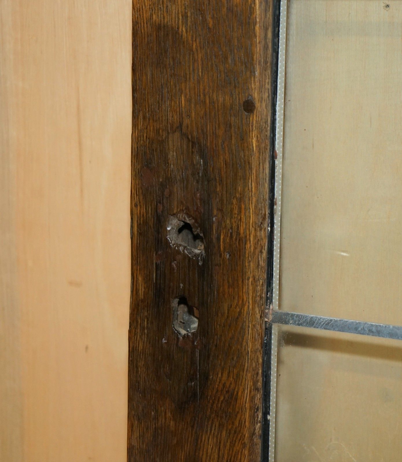 Fully Restored Antique Circa 1920's Robert Mouseman Thompson Front Or Back Door photo vintage