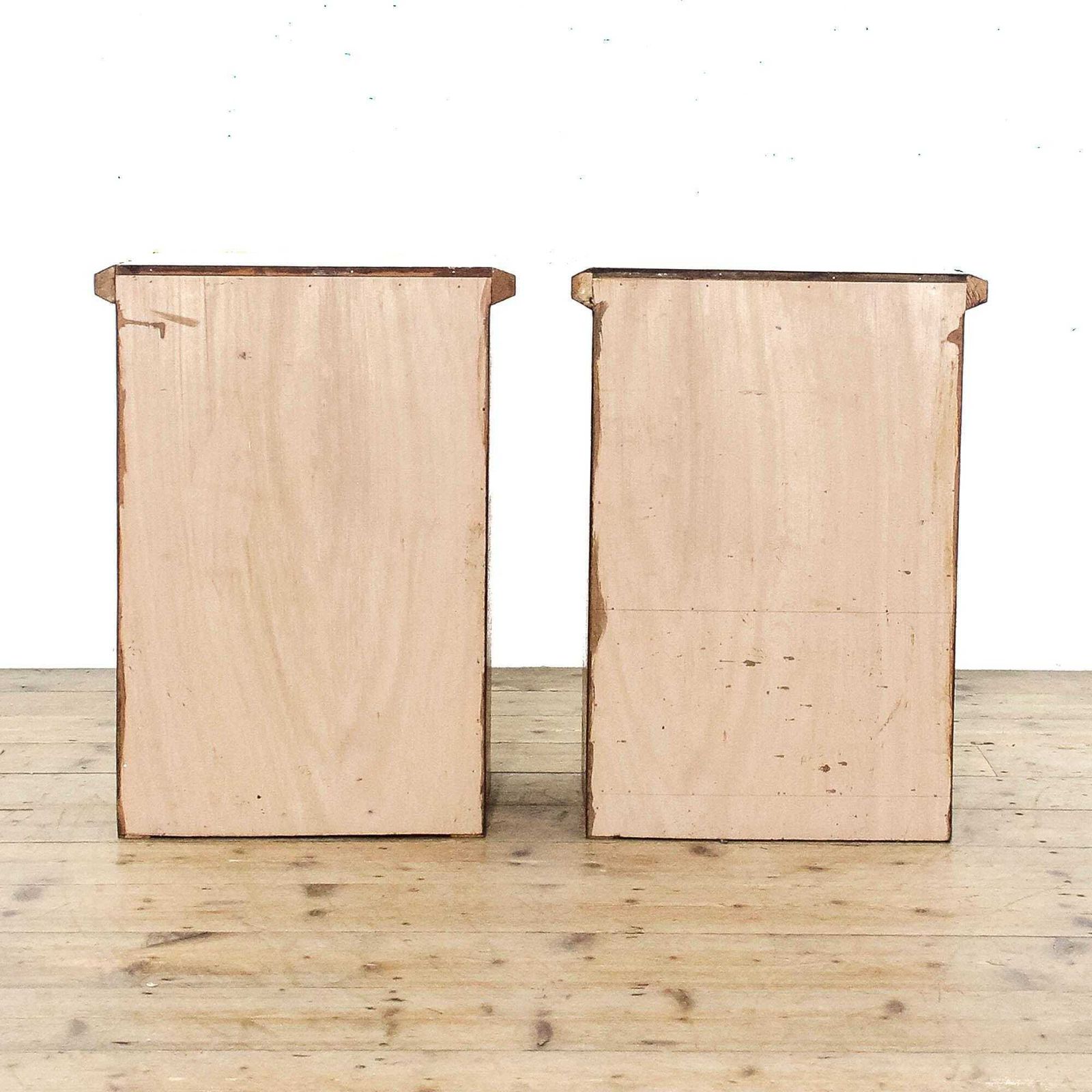 Pair Of Rustic Bedside Cabinets | Bedroom Storage | Pair Of Cabinets | Pitch Pine Chest | Reclaimed Cabinets photo Furniture