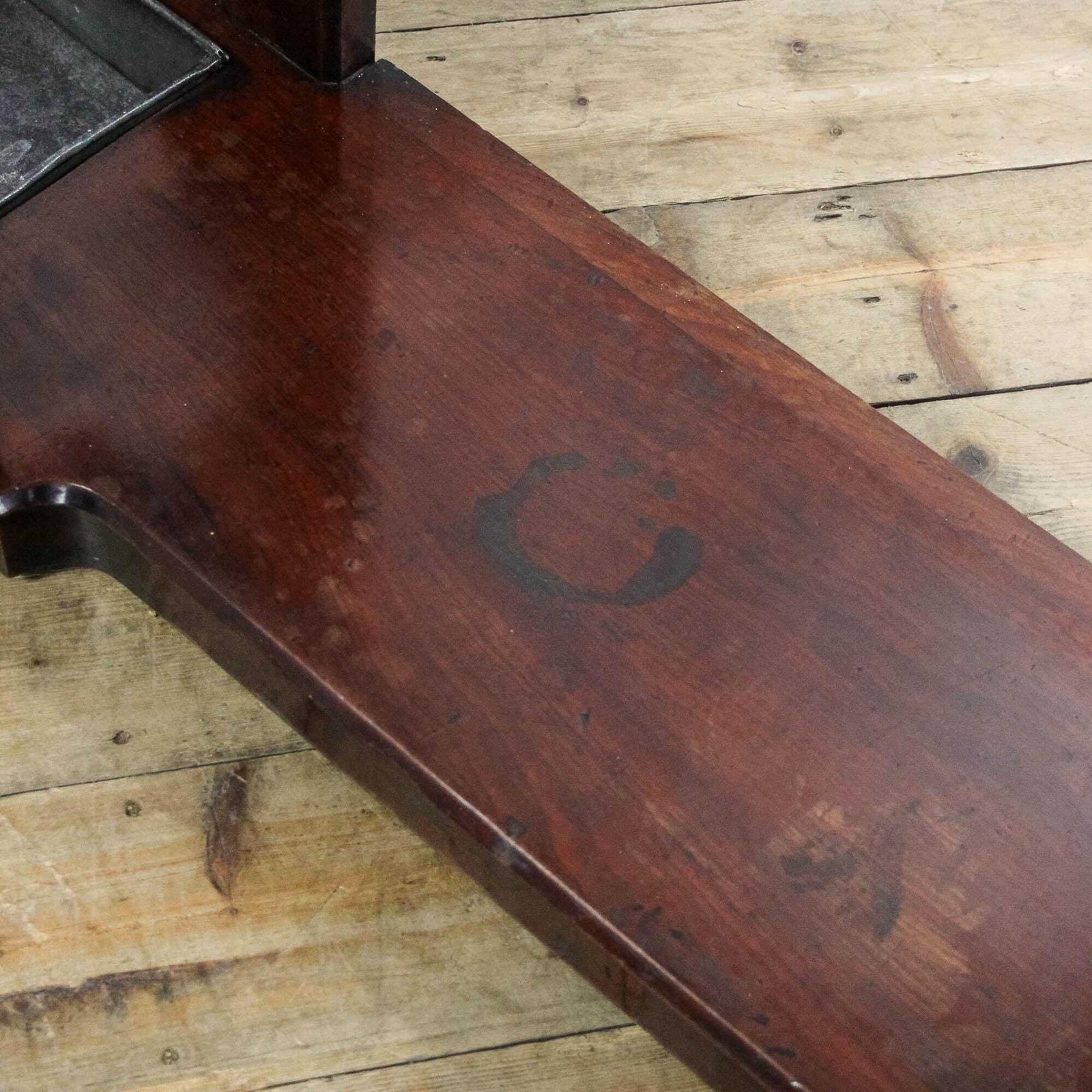 Antique Victorian Mahogany Hall Stand With Marble Shelf | Entrance Hall Stick Stand | Antique Hallway Storage photo vintage