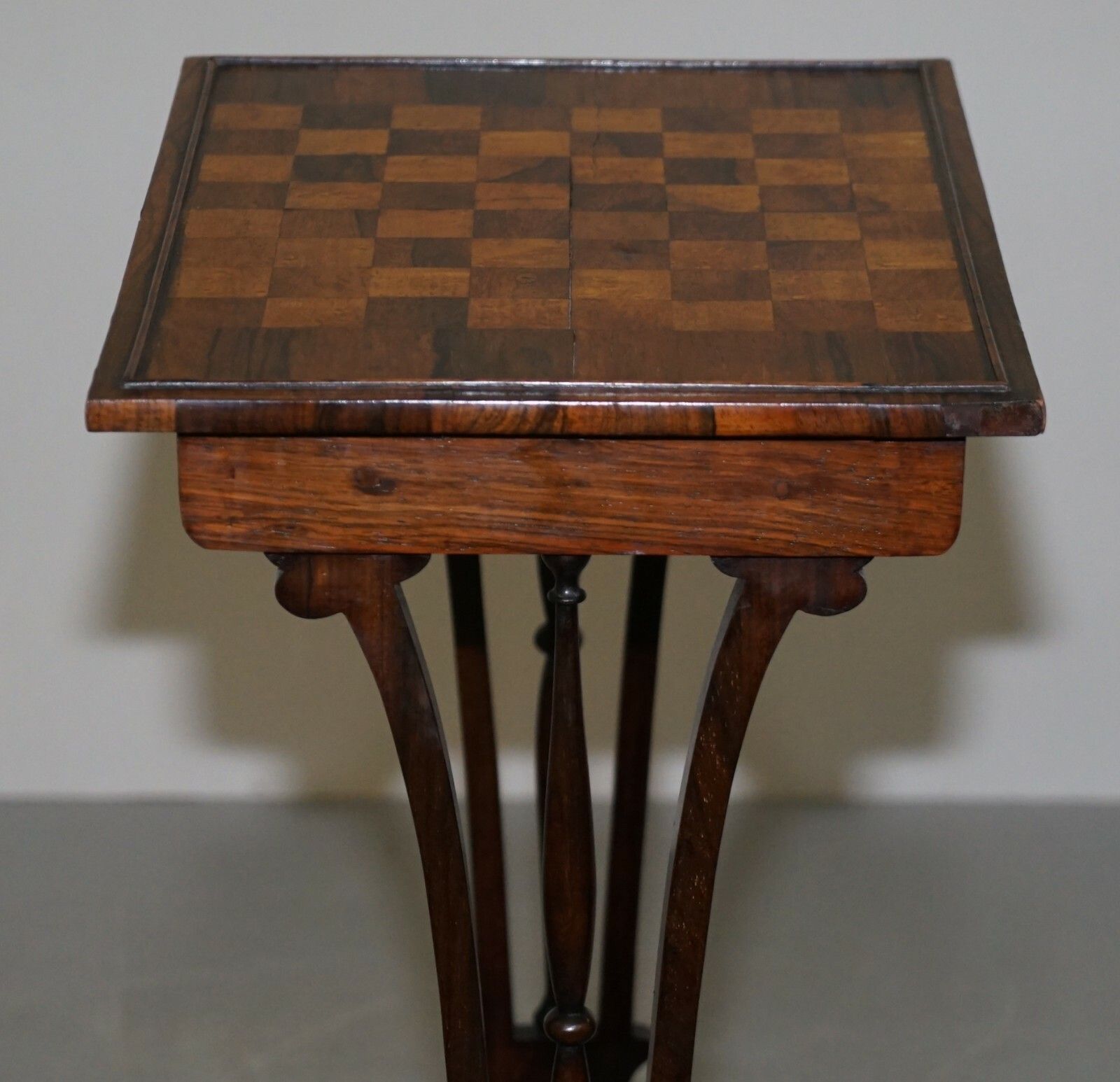 Fine Regency Nest Of Rosewood Tables With Chessboard Top Attributed To Gillows photo buy