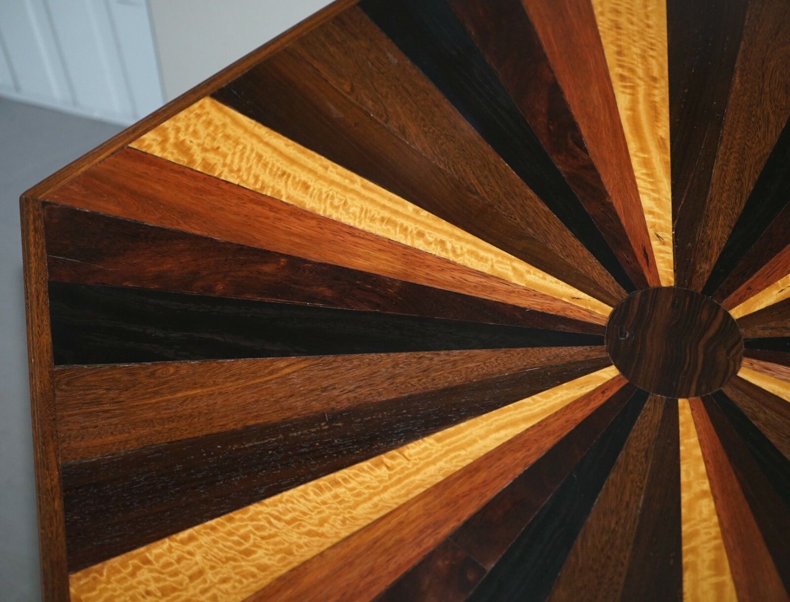 photo furniture Sublime 19th Century Anglo Indian Specimen Sample Wood Centre Occasional Table