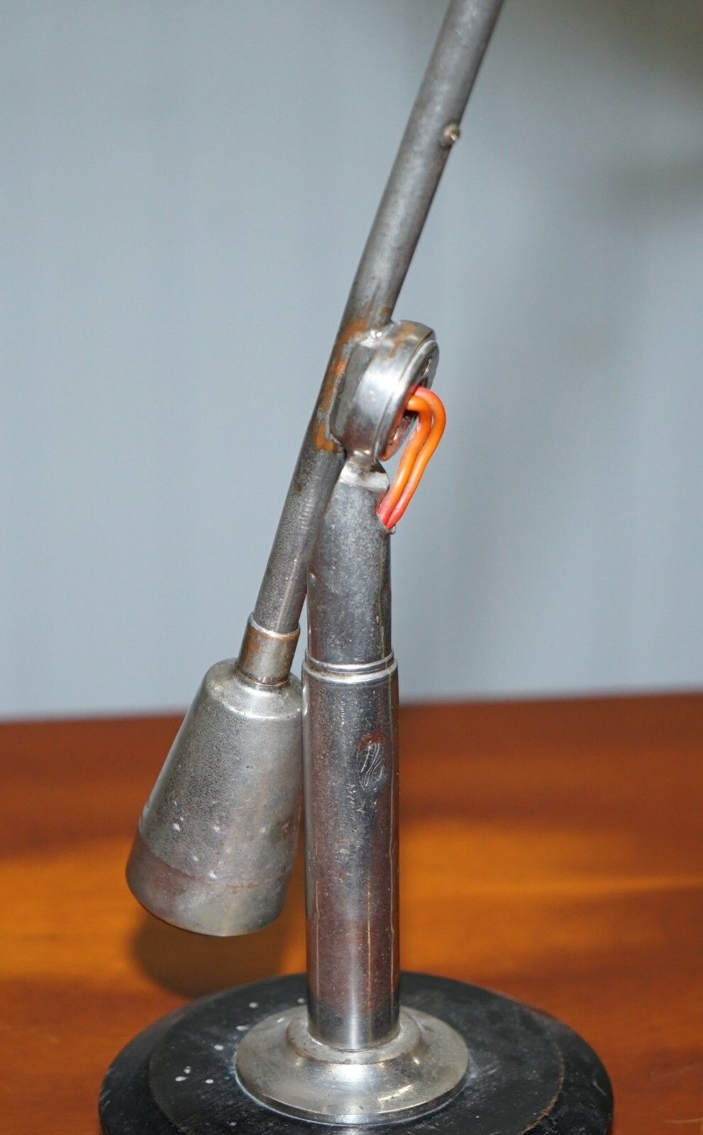 photo for sale Rare Original Circa 1925 Art Deco Edouard Wilfred Buquet French Articulated Lamp