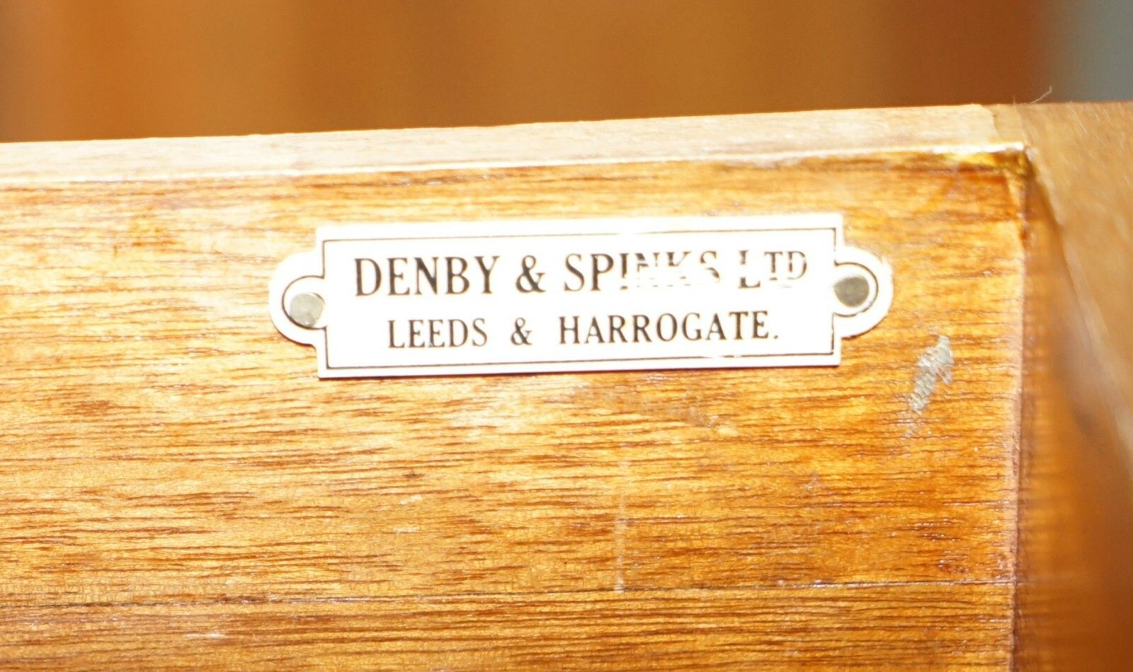 2950.0 Burr Walnut Art Deco Denby & Spinks Leeds Breakfront Sideboard Part Of A Suite photo