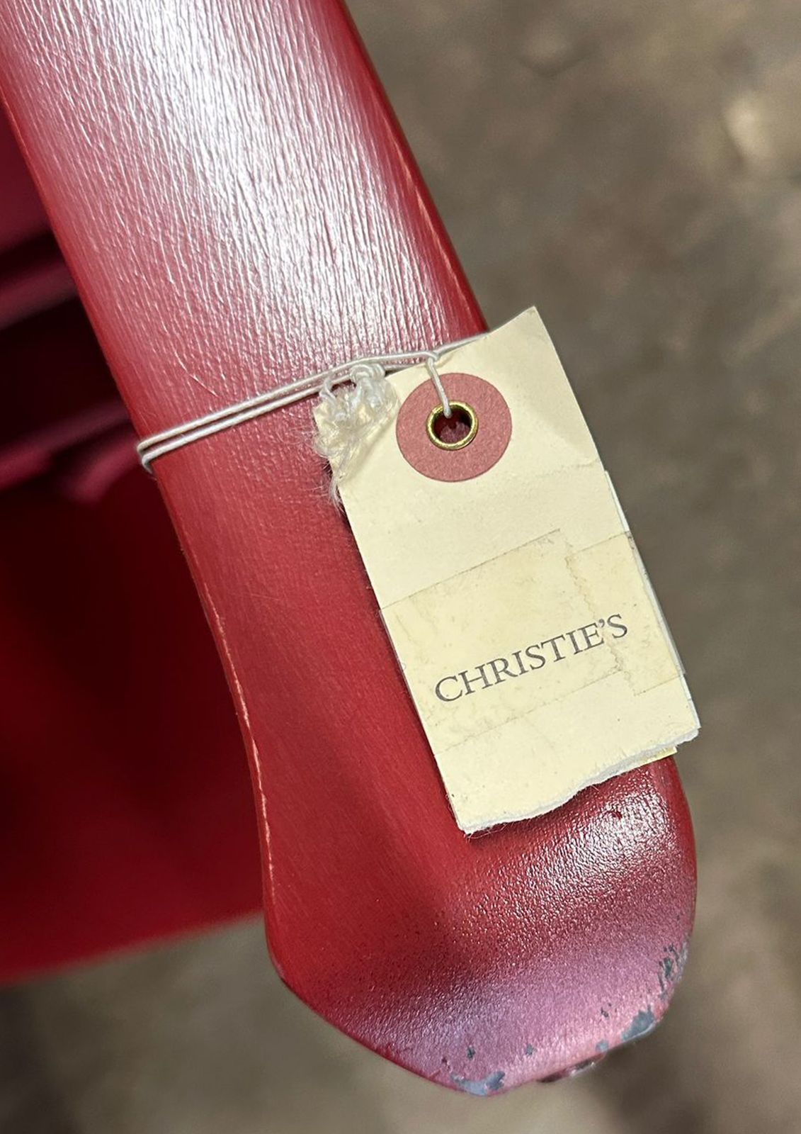A Pair Of Chinese Style Square Red Lacquered Low Sofa Tables Christies photo vinterior