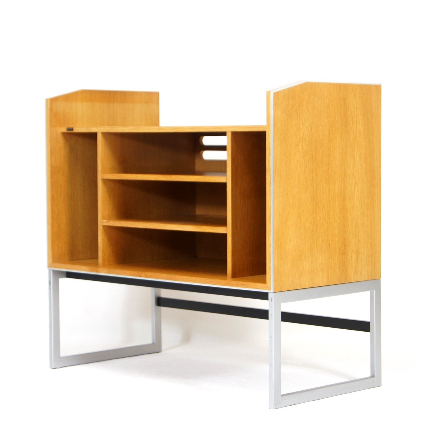 Retro Vintage Danish Bang & Olufsen Hi Fi  Cabinet Vinyl Storage Oak 1960s 70s