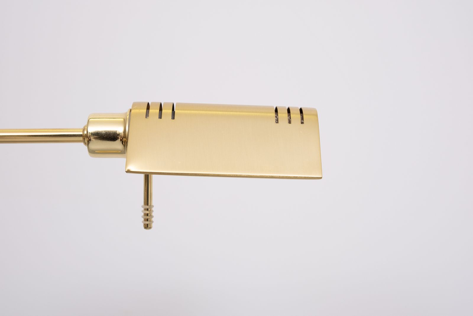 Holtkoetter Brass Swing Arm Floor Lamp Germany 1980s photo for sale