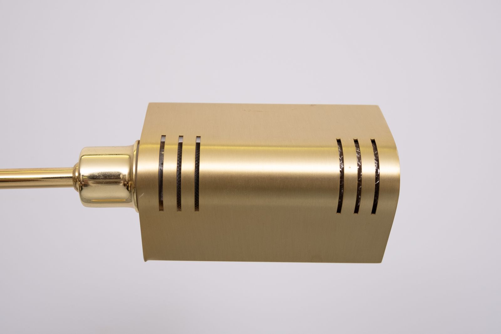 Holtkoetter Brass Swing Arm Floor Lamp Germany 1980s photo 800.0