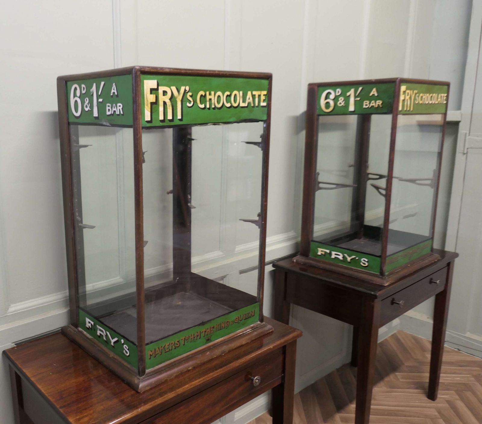 Edwardian Fry’s Counter Top Shop Display Cabinet photo buy