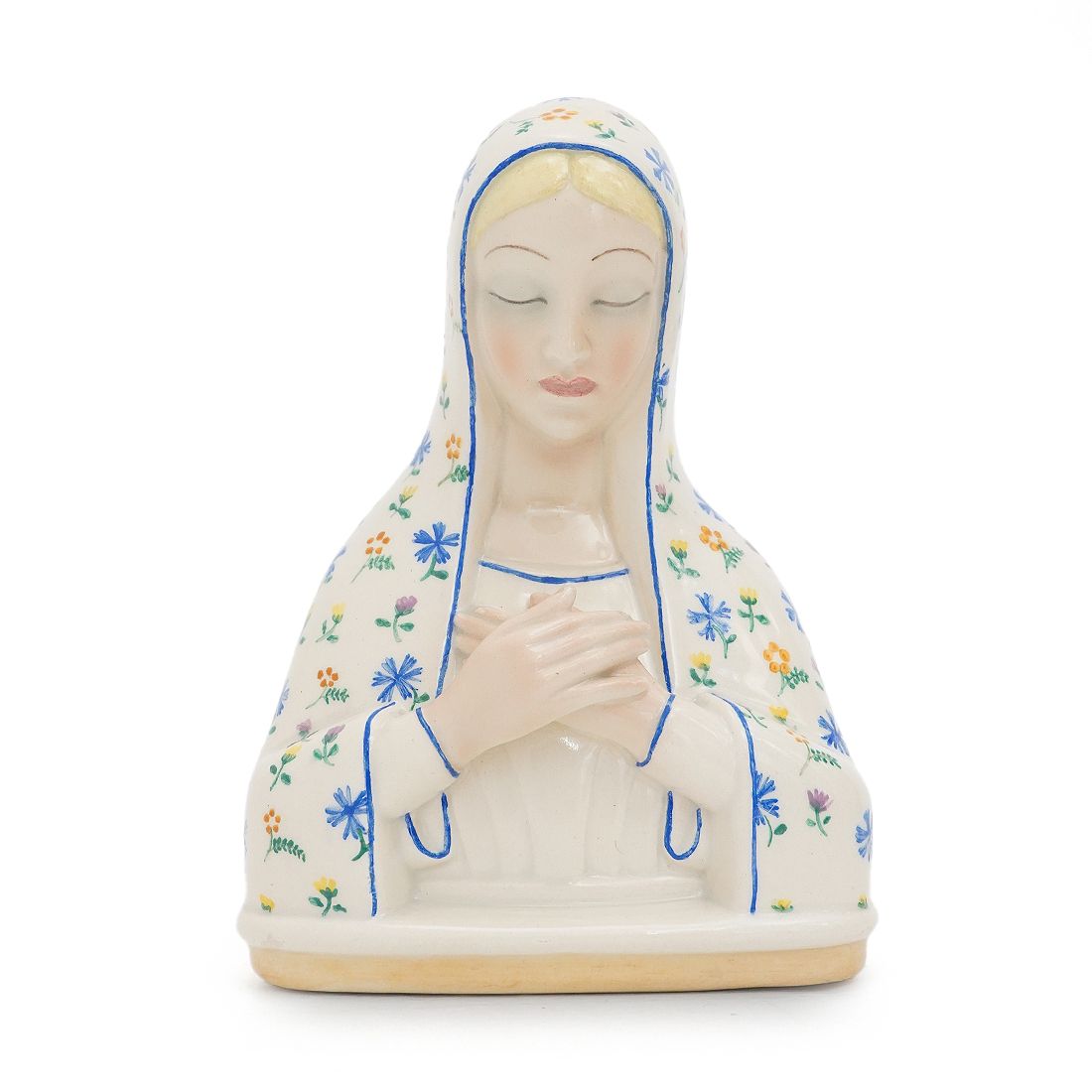 Ceramic Sculpture “Madonna” By Pietro Spertini For Lenci, 1930s photo furniture