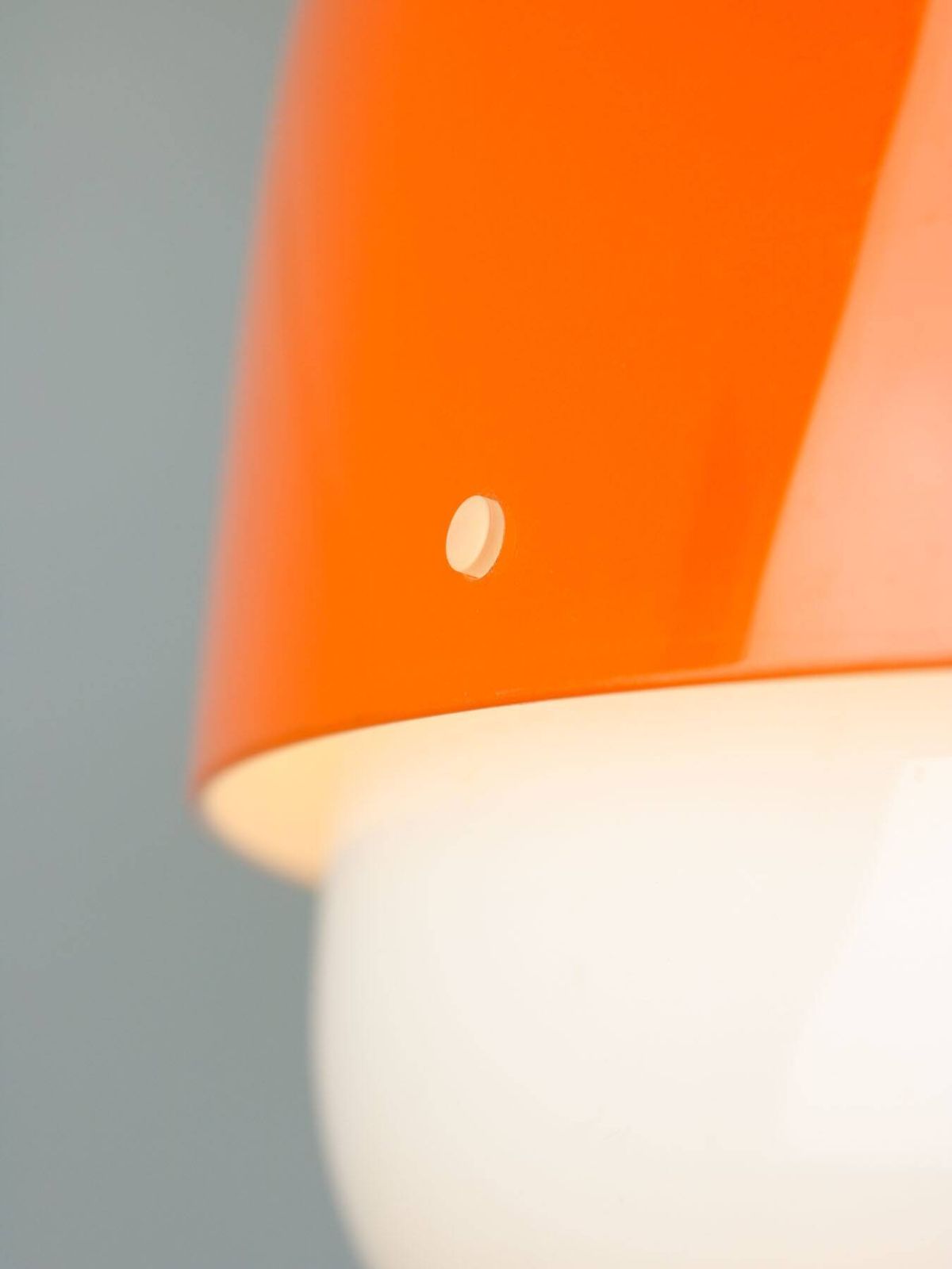 photo buy Rare Xxl Orange Medusa Pendant Lamp From Guzzini, 1970s