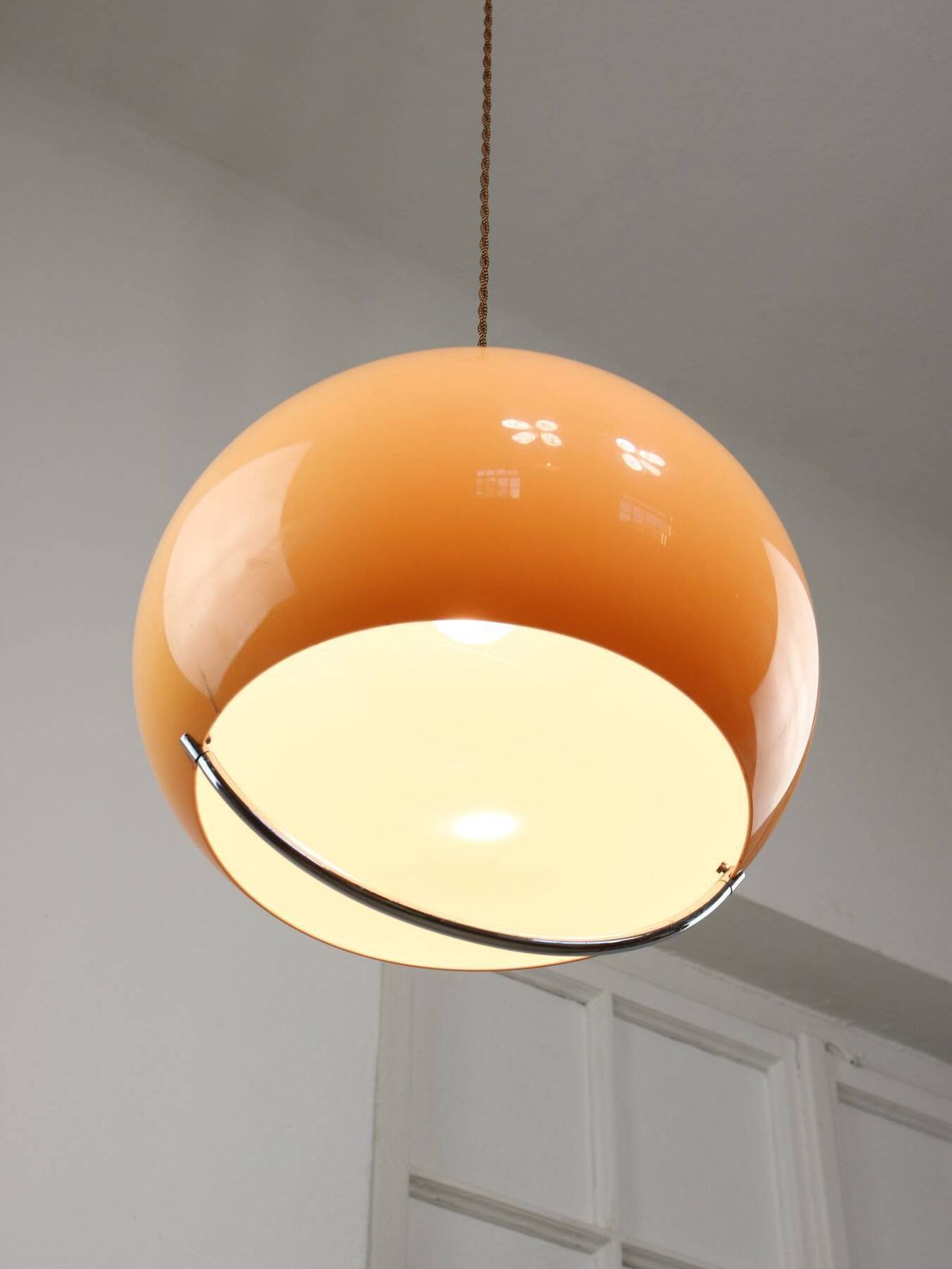 Space Age Italian Jolly Pendant Lamp From Guzzini photo for sale