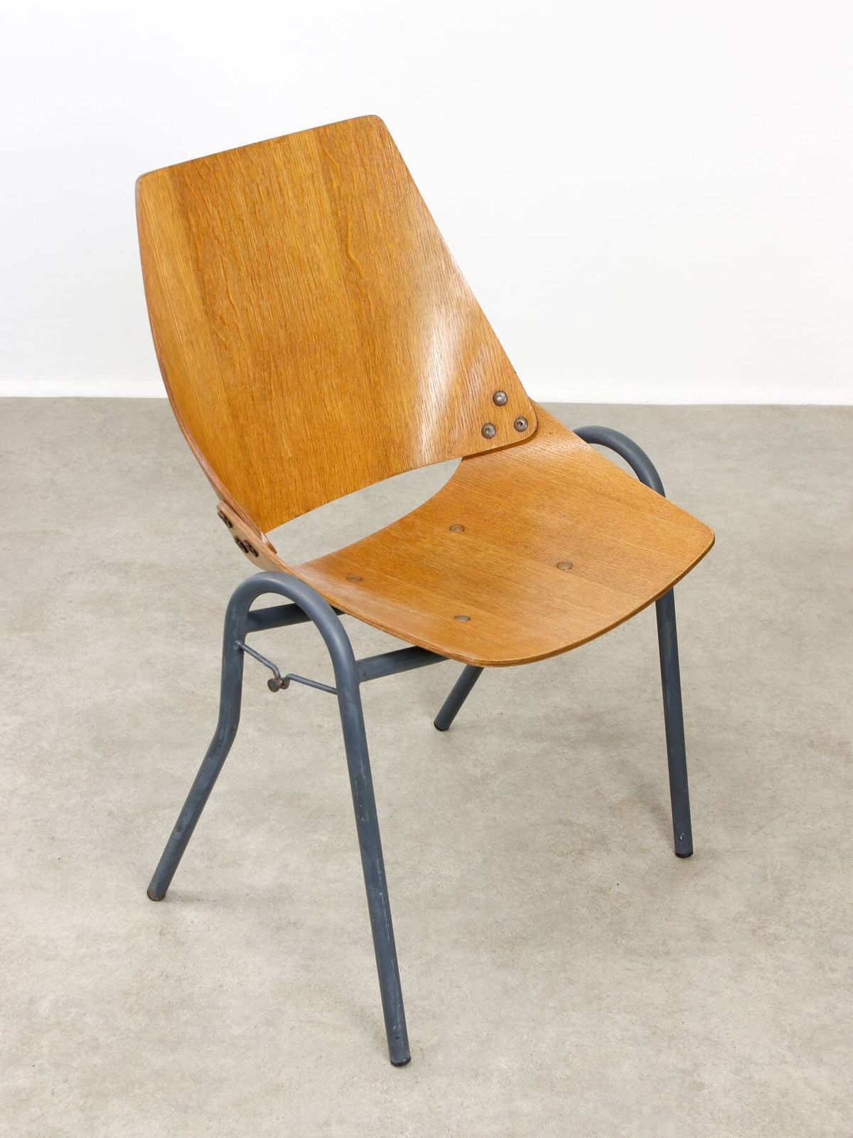 photo vinterior Linking Shell Chairs By Niko Kralj For Stol Kamnik, 1970s
