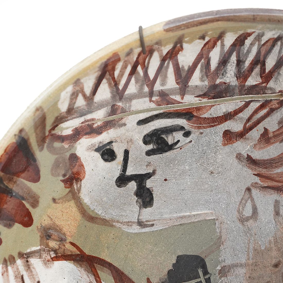 photo furniture Emanuele Luzzati, “Knight” Ceramic Plate For Pozzo Garitta Of Albisola