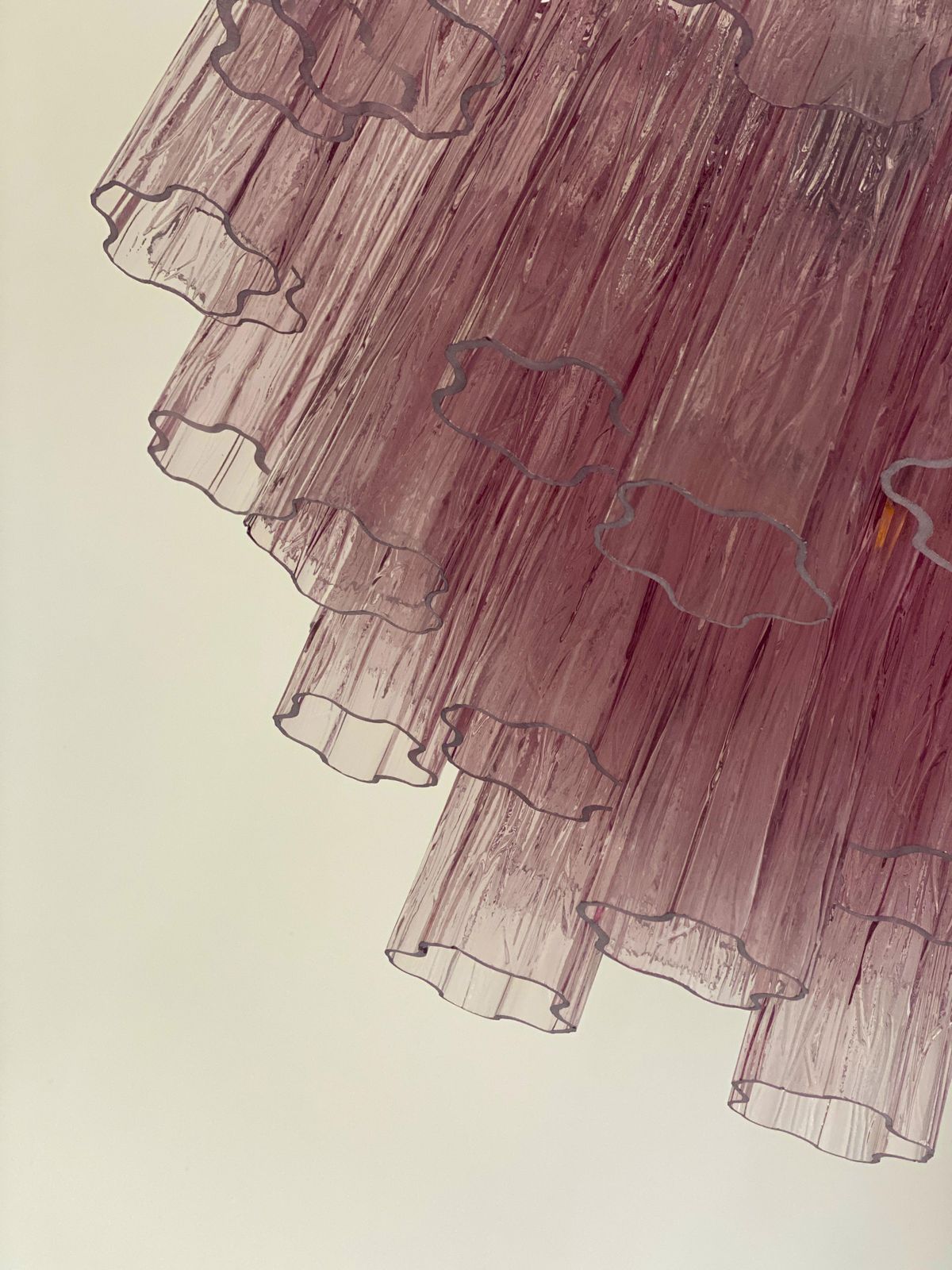 Violet Ametista “Tronchi” Murano Glass Chandelier photo 6286.0