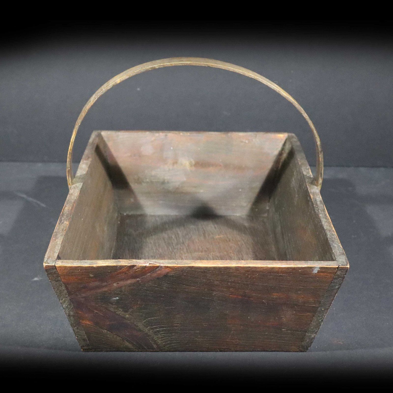 photo for sale Antique Farmhouse Harvesting Basket French Rustic Wood Gardening Trug