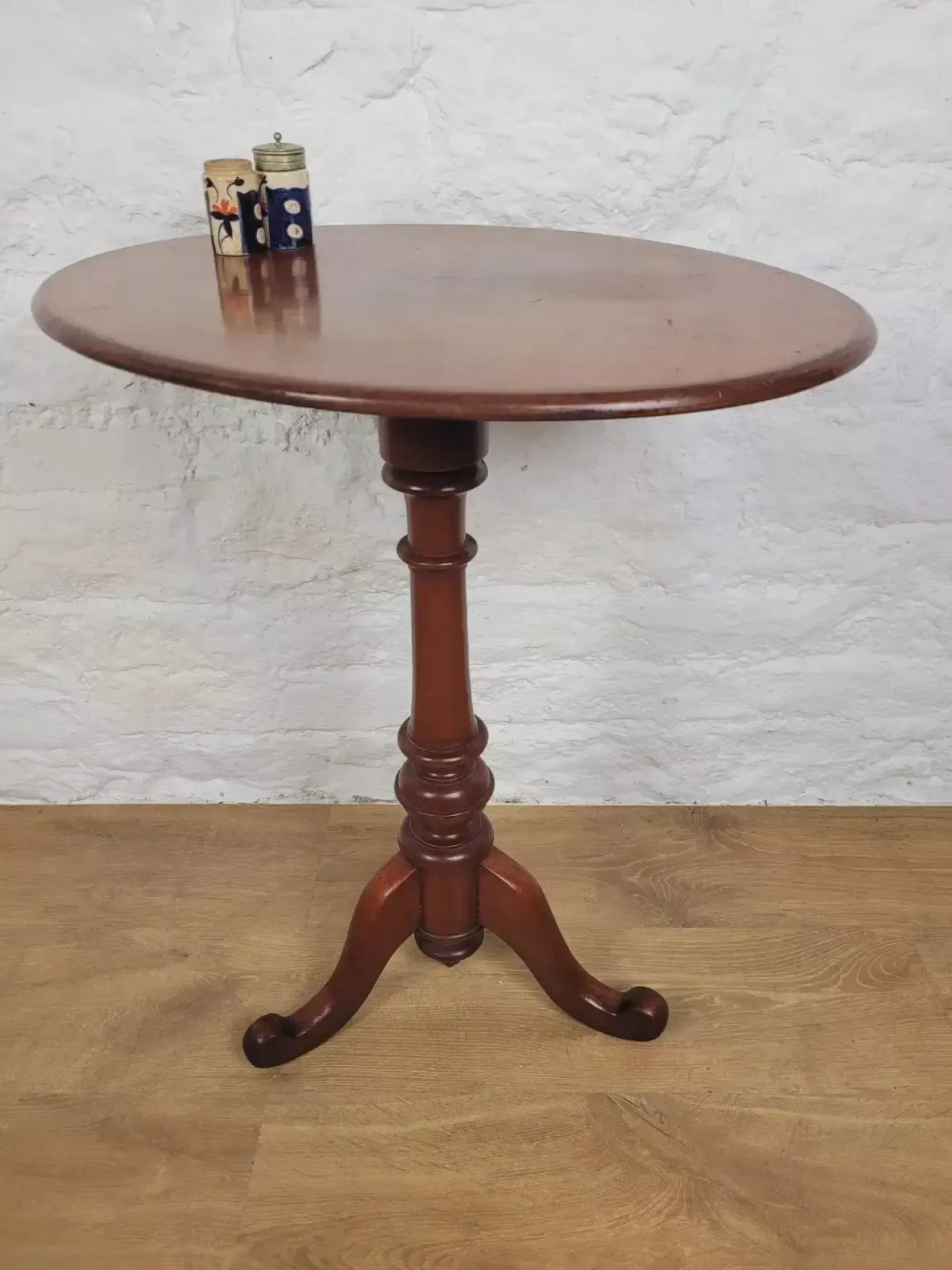 Victorian Tilt Top Table Mahogany English Mahogany photo for sale