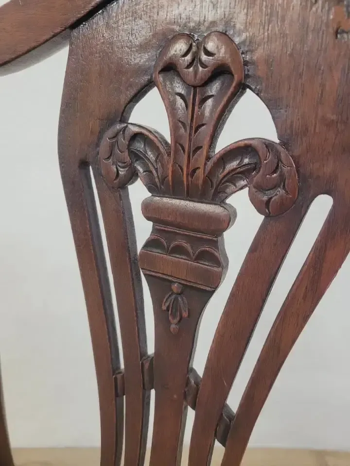 Child's Chair George III Hepplewhite Style Bedroom Carved photo Furniture