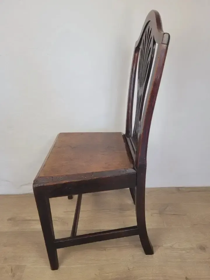 photo buy Country Side Chair Pierced Back Victorian 19th Century Antique