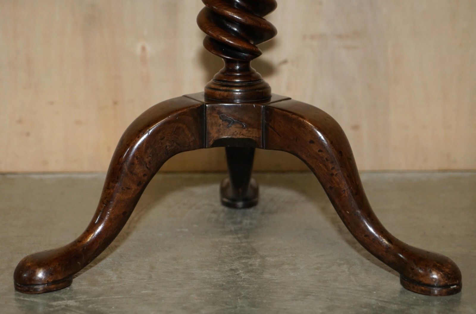 Exquisite Antique George III Circa 1800 Rosewood Side Table With Spiral Column photo buy