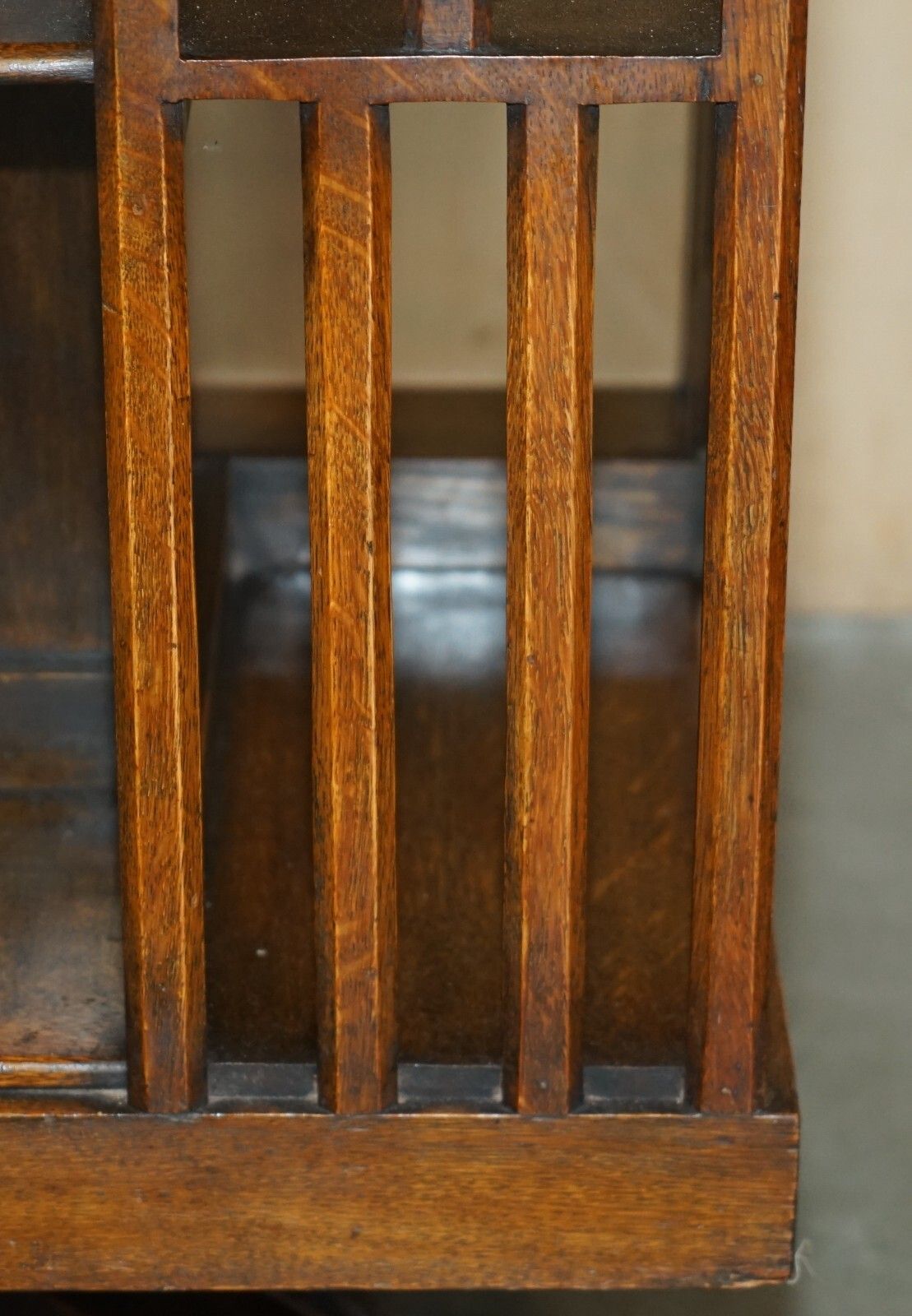photo furniture Extra Large Unique Antique Victorian Art Nouveau Hand Carved Revolving Bookcase