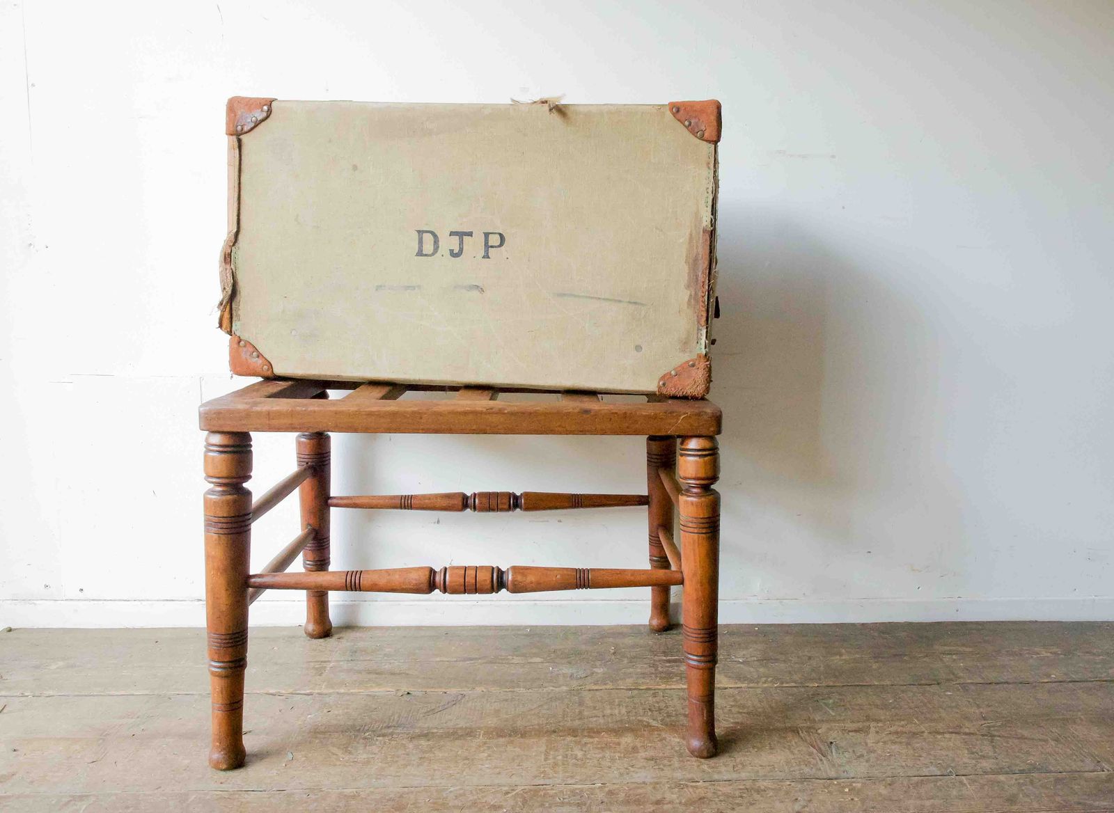 Vintage Luggage Rack, 1900s, Oak photo furniture