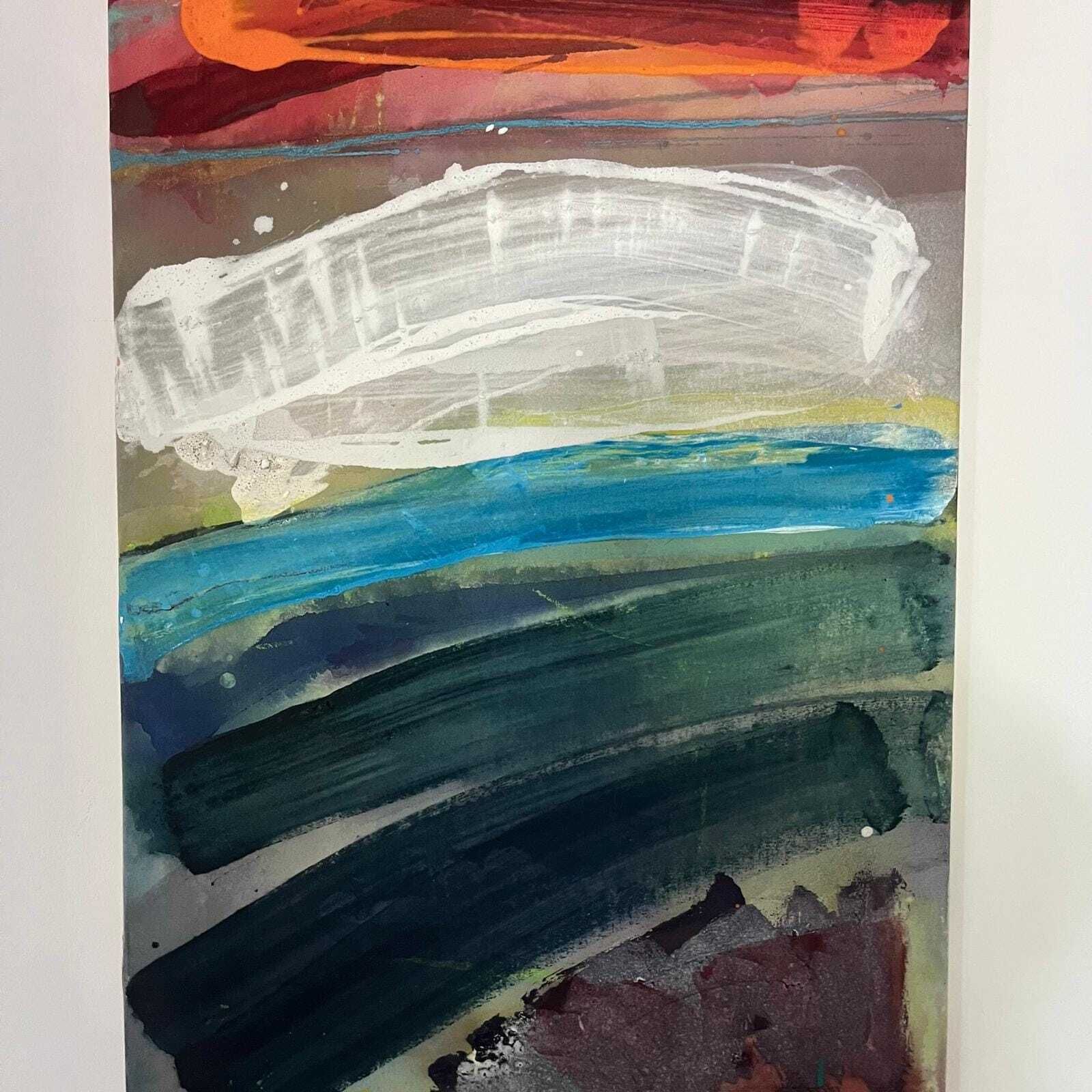 Abstract Oil And Acrylic Painting By Belinda Ellis photo for sale