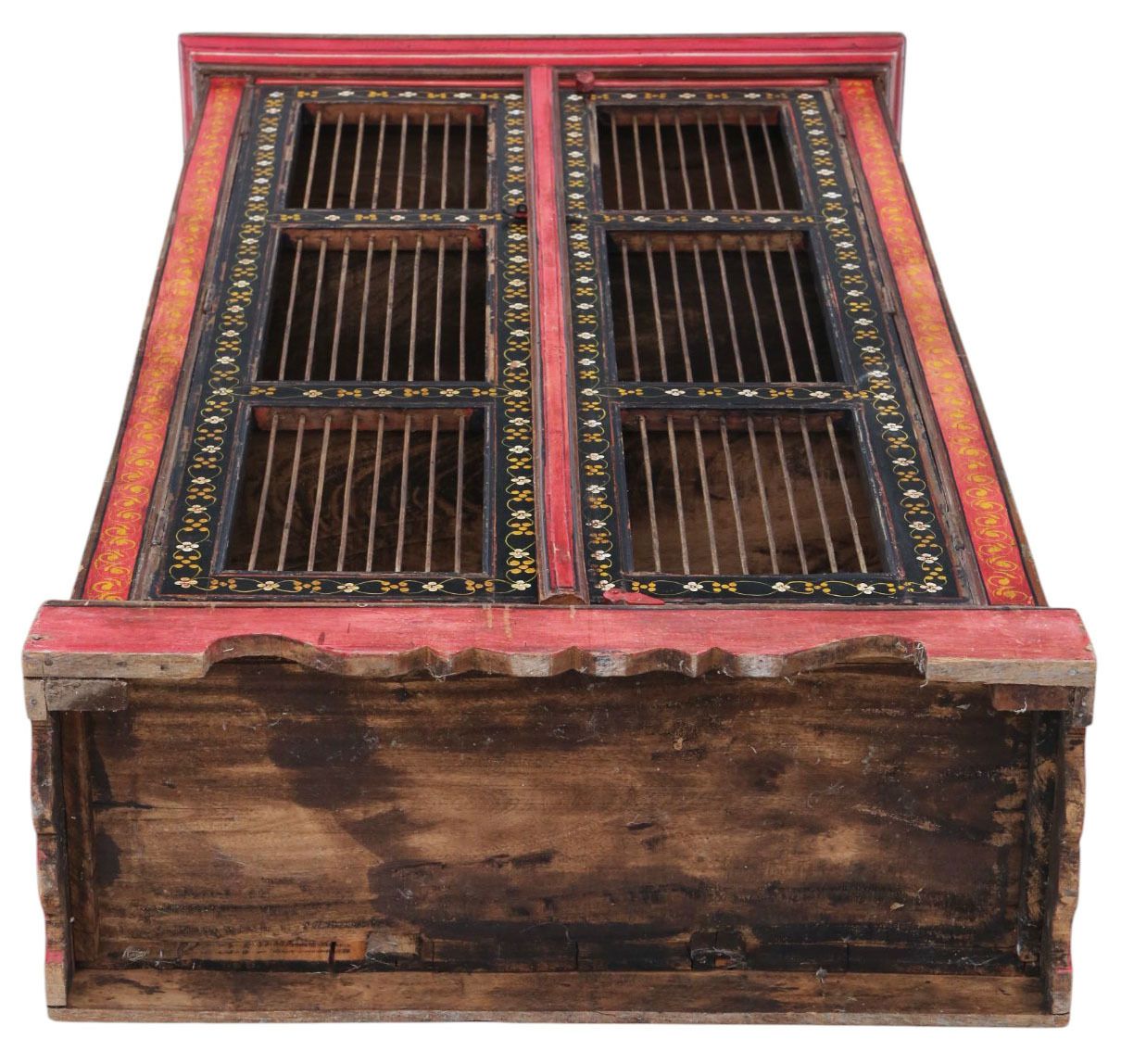photo furniture Antique 19th Century Painted Housekeeper’s Larder Cupboard – Fine Quality Storage Furniture