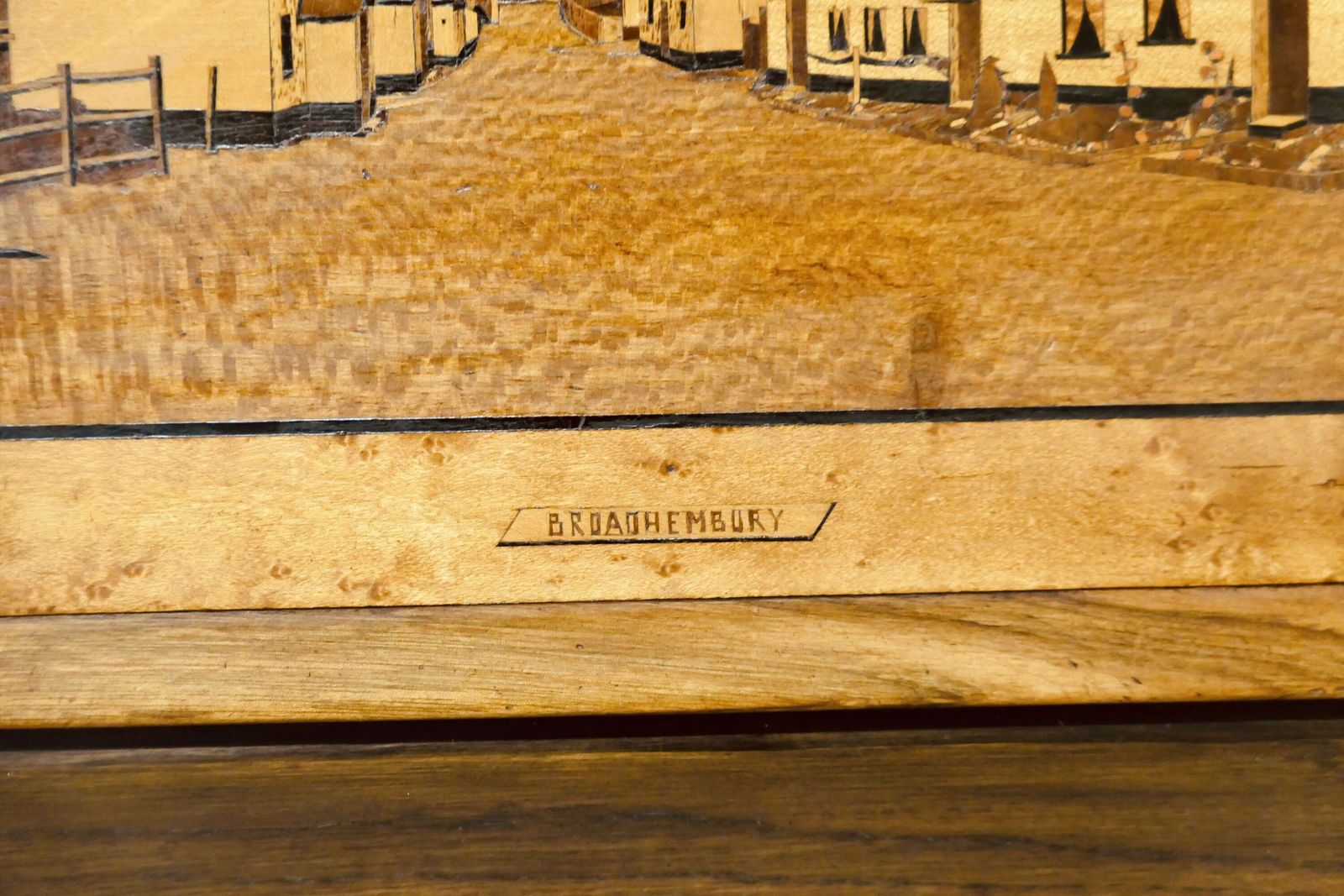 2 Early 20th Century Marquetry Pictures photo 840.0