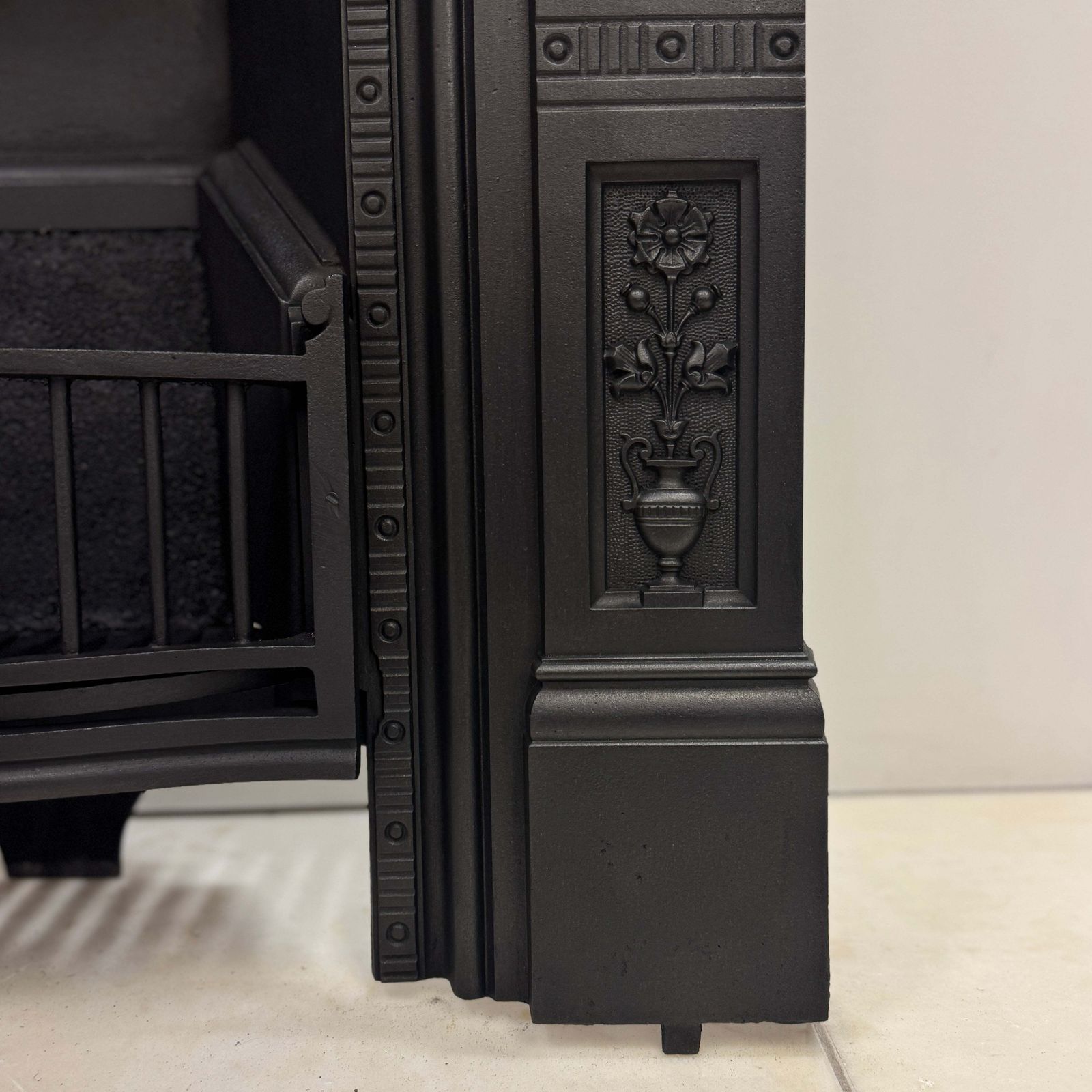 Antique Cast Iron Combination Fireplace photo for sale