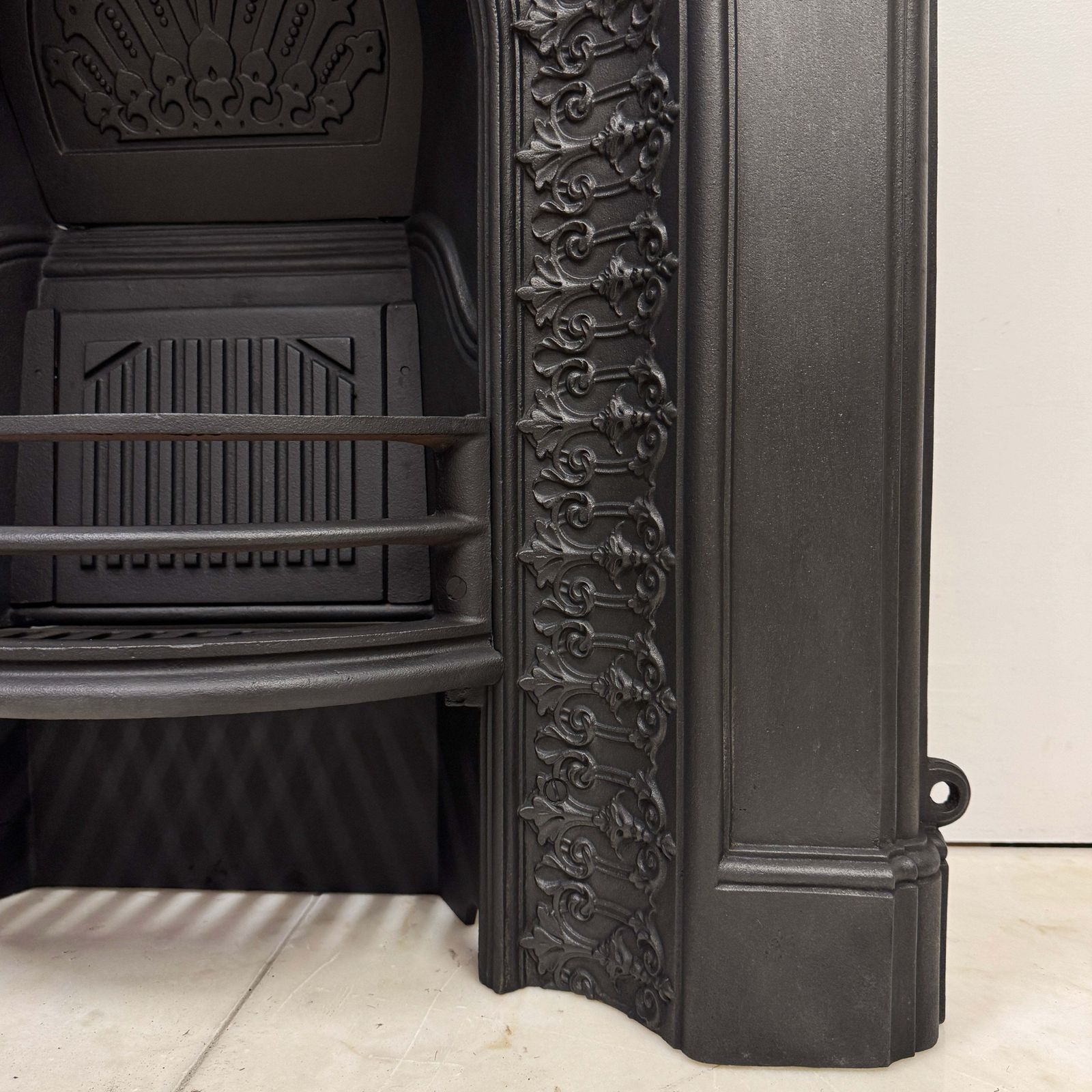 Antique Cast Iron Combination Fireplace photo for sale