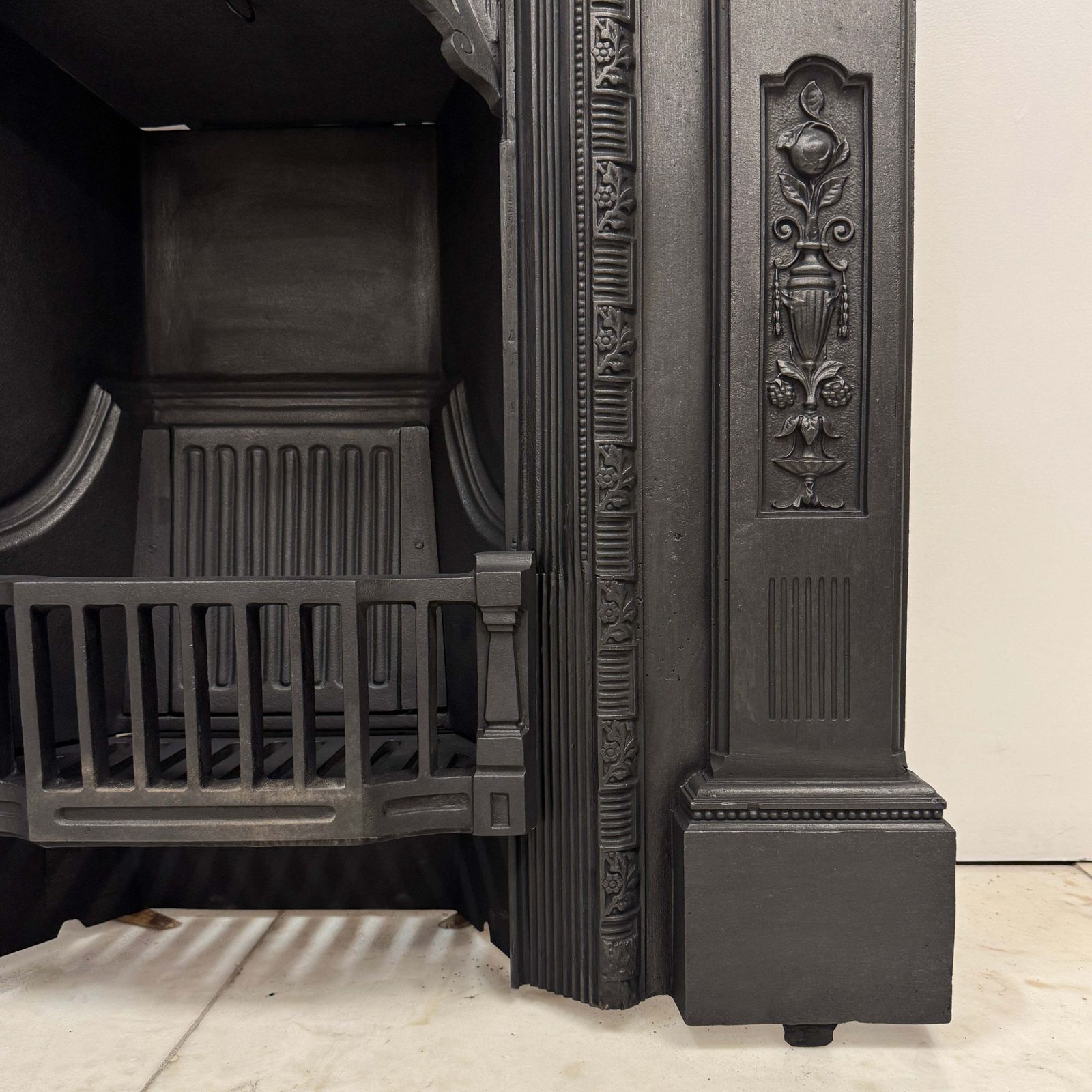 Antique Cast Iron Combination Fireplace photo for sale