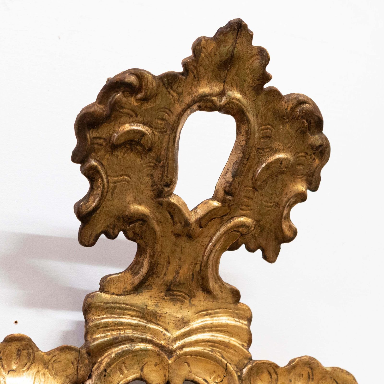 Pair Of Antique Italian Giltwood Ornate Mirrors photo furniture