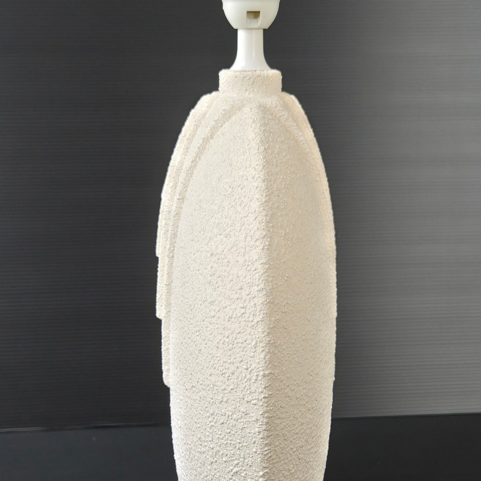Gorgeous Vintage 1970s Art Deco Style Ceramic Lamp 70s 1970s Retro photo 258.0
