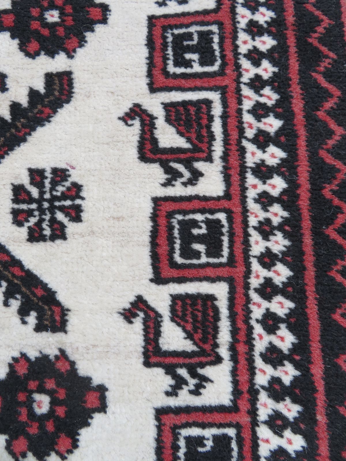 photo furniture Old Village Baluch Rug. 186cm X 97cm.